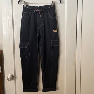 adidas black utility pants